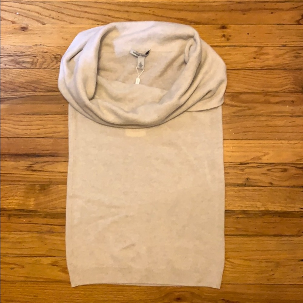 Autumn Cashmere cowl-neck sleeveless sweater